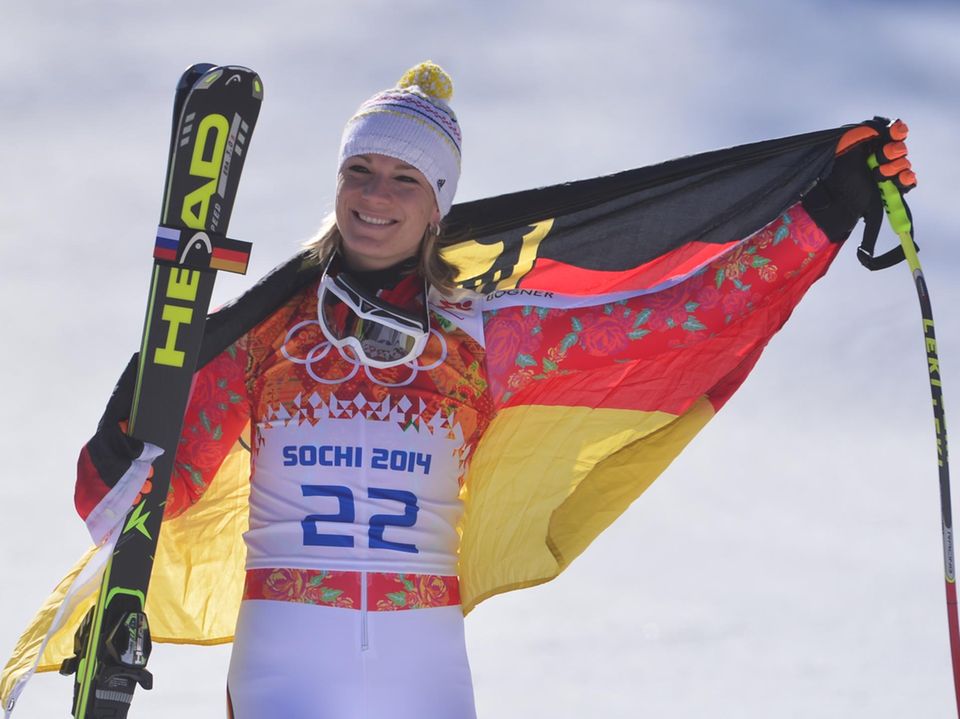 Maria Höfl-Riesch holte in Sotschi mehrere Olympische Medaillen Maria Höfl-Riesch holte in Sotschi mehrere Olympische Medaillen