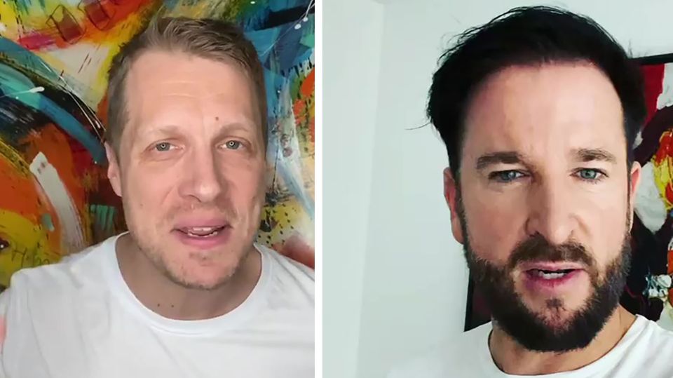 Oliver Pocher und Michael Wendler bei Instagram