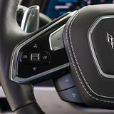 Die Lenkradsteuerung beschränkt sich auf das Wesentliche