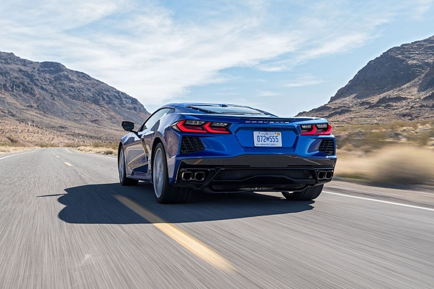 Die Chevrolet Corvette C8 Stingray ist bis zu 312 km/h schnell