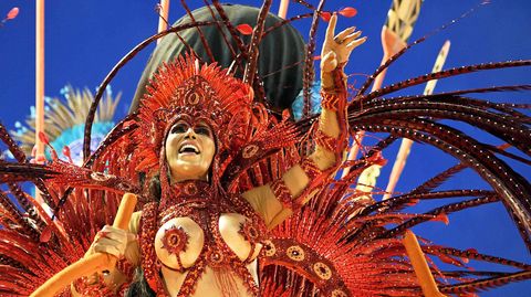 Tänzerin beim Karneval in Rio