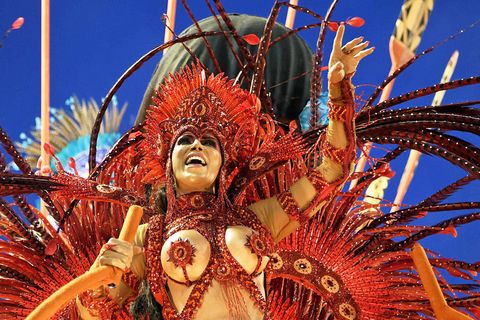 Tänzerin beim Karneval in Rio