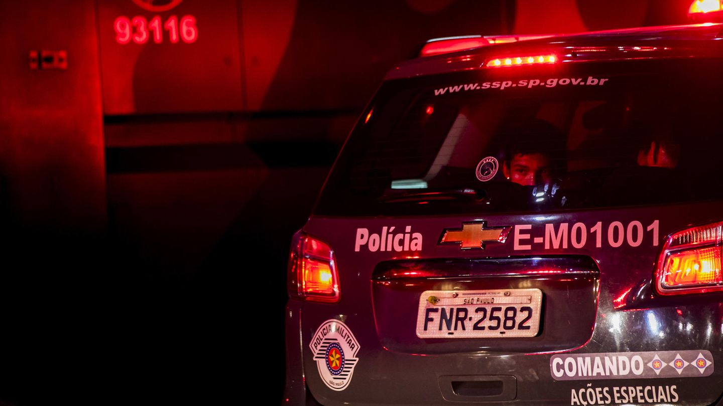 Polizeifahrzeug in Brasilien