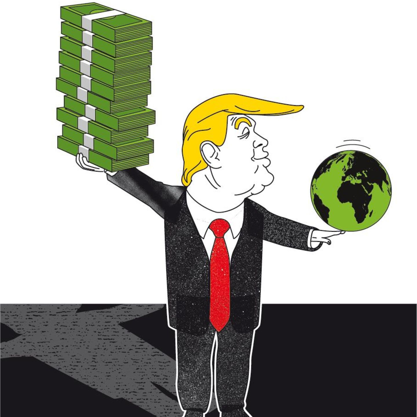 Illustration Geld Kolumne Illustration Geld Kolumne