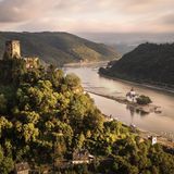 Das Panorama von Burg Gutenfels