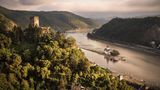 Das Panorama von Burg Gutenfels