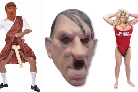Das sind die schlimmsten Karnevalskostüme – Hitler-Maske bis Penis-Bruch