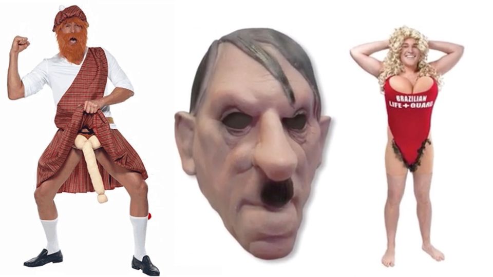 Das sind die schlimmsten Karnevalskostüme – Hitler-Maske bis Penis-Bruch