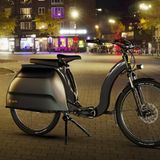 Hier kann man gut den flachen und weiten Einstieg des Rades sehen.