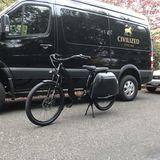 Trotz des langen Einstiegs ist das Rad nur zwei Meter lang.