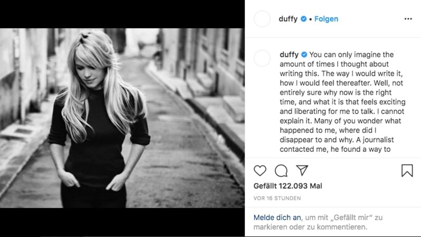 Sängerin Duffy erzählt von ihrer Vergewaltigung