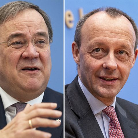 Die drei CDU-Kandidaten Armin Laschet - Friedrich Merz - Norbert Röttgen