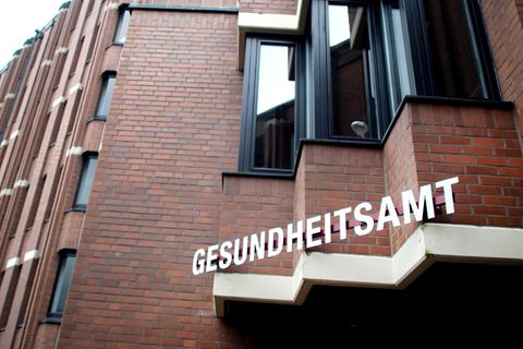 Das Gesundheitsamt in Heinsberg. Dort gab es den ersten bestätigten Fall des Coronavirus in Nordrhein-Westfalen