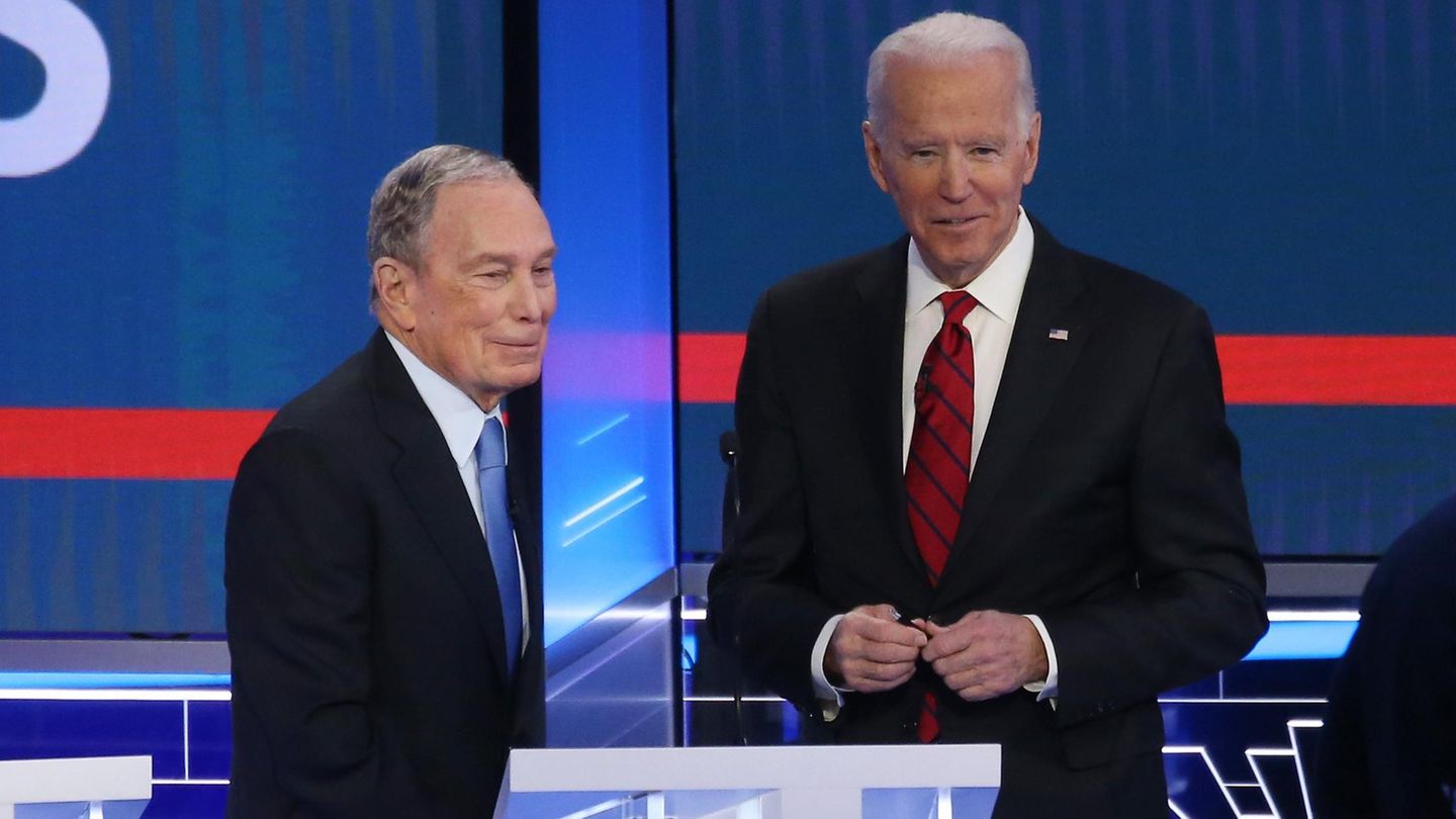 Joe Biden und Michael Bloomberg
