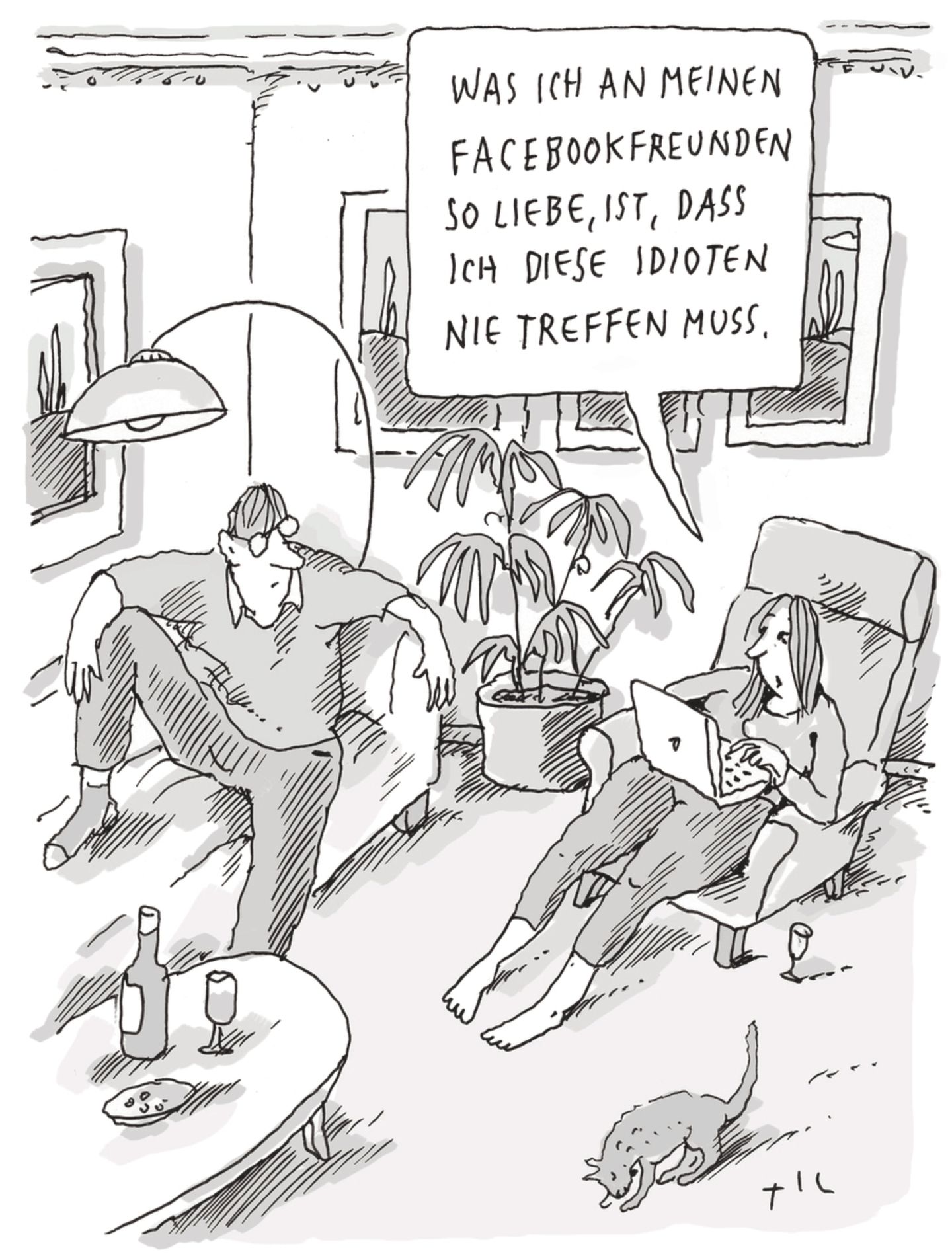 Til Mette: Cartoon der Woche