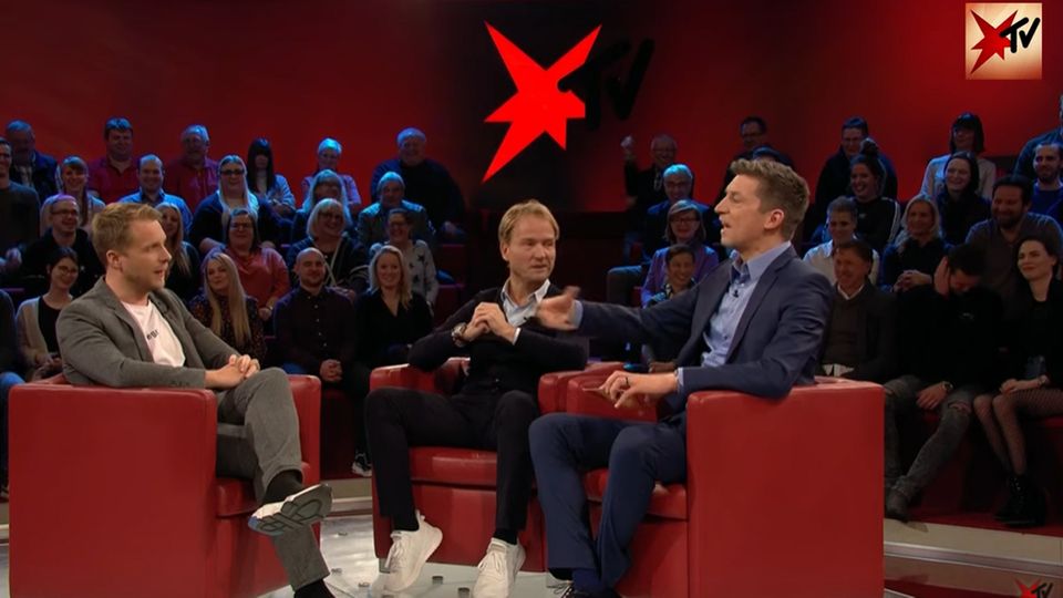 Oliver Pocher und Wendler-Manager Markus Krampe bei "stern TV"