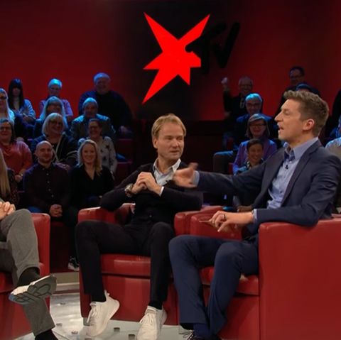 Oliver Pocher und Wendler-Manager Markus Krampe bei "stern TV"