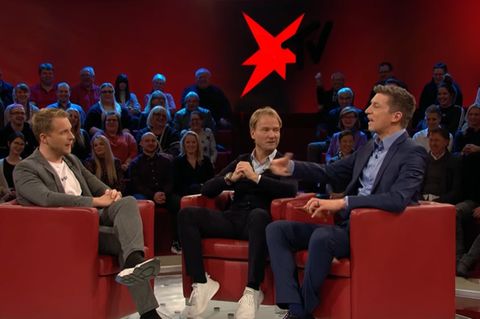 Oliver Pocher und Wendler-Manager Markus Krampe bei "stern TV"