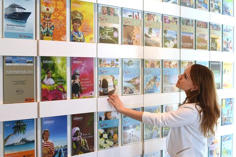 In den Reisebüros läuft das Geschäft für den Sommerurlauib 2020 nur schleppend an