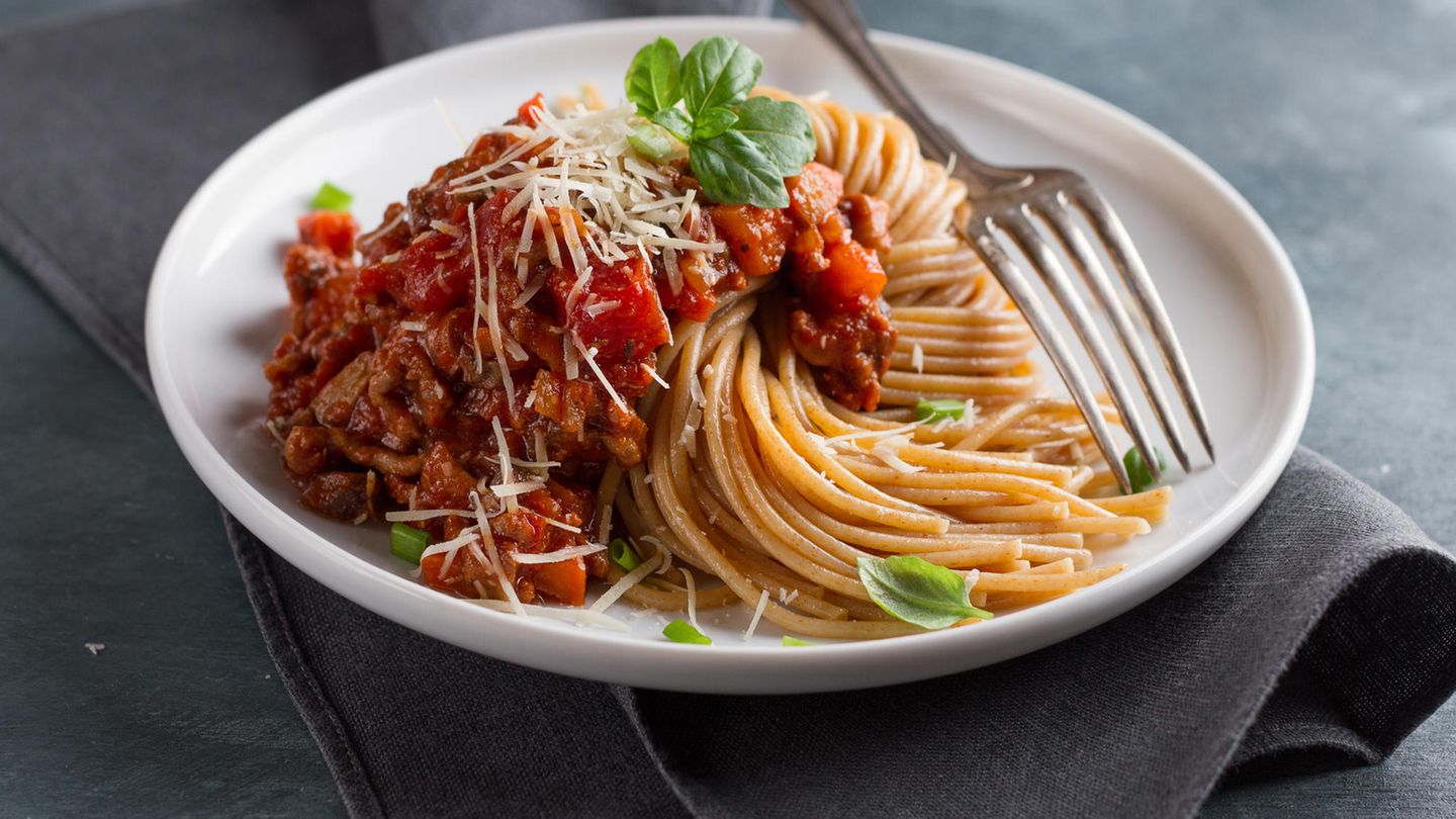 Vollkornspaghetti