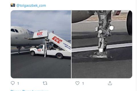 Flug Frankfurt-Istanbul: Jet von Turkish Airlines verliert Fahrwerk bei der Landung
