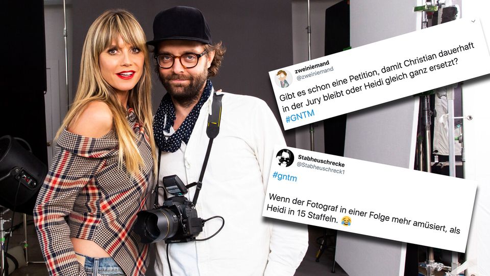 GNTM: Fotograf Christian Anwander muss für Heidi Klum bei der Umstyling-Folge einspringen. GNTM: Fotograf Christian Anwander muss für Heidi Klum bei der Umstyling-Folge einspringen.