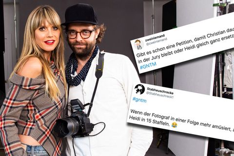 GNTM: Fotograf Christian Anwander muss für Heidi Klum bei der Umstyling-Folge einspringen.
