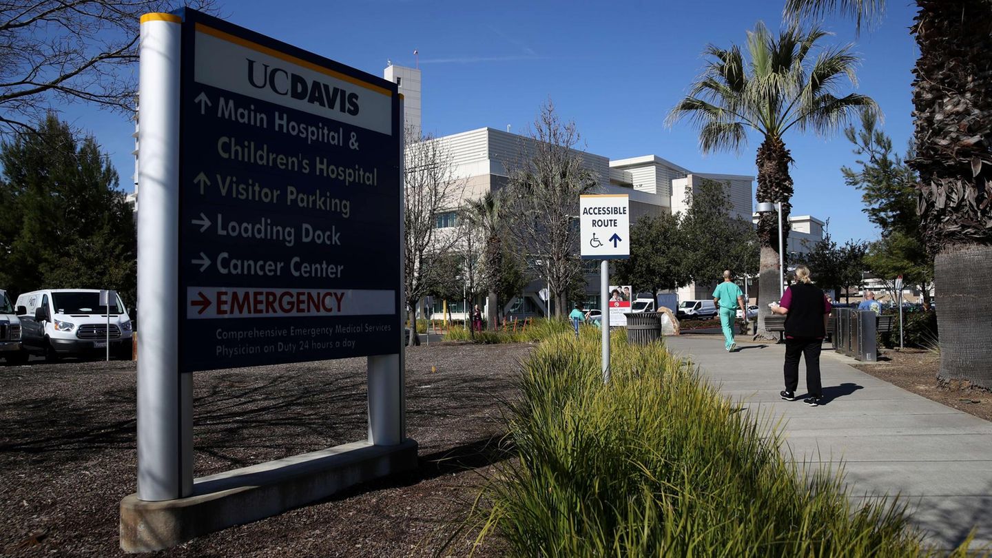 Das Davis Medical Center, in dem die Patientin betreut wurde