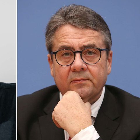 Kombo aus Kevin Kühnert und Sigmar Gabriel