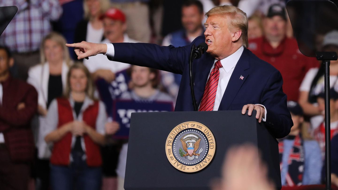 Donald-Trump bei einer Wahlkampfveranstaltung in South Carolina