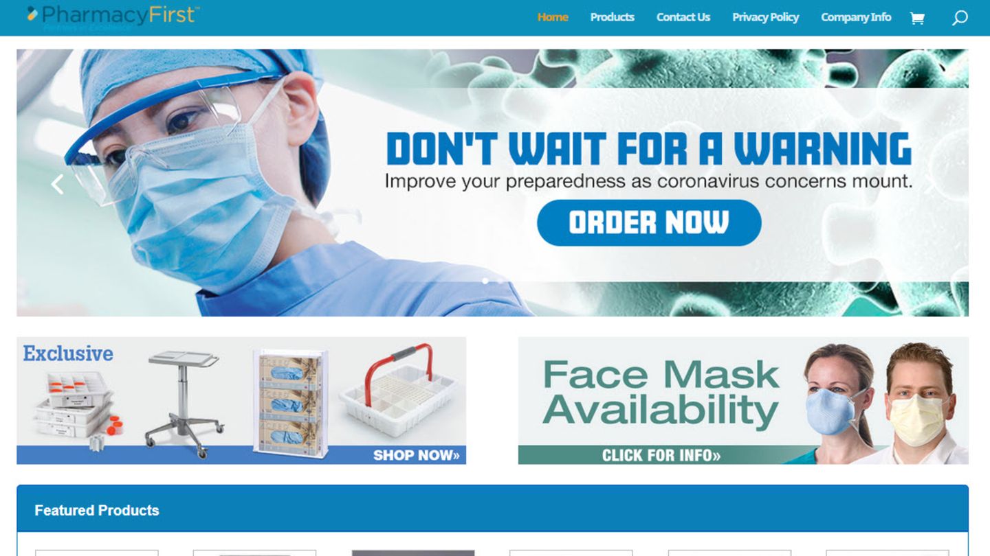 Angst vor Coronavirus: Foto zeigt Fake-Shop im Internet