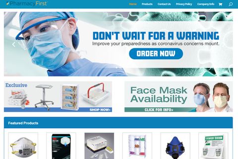 Angst vor Coronavirus: Foto zeigt Fake-Shop im Internet