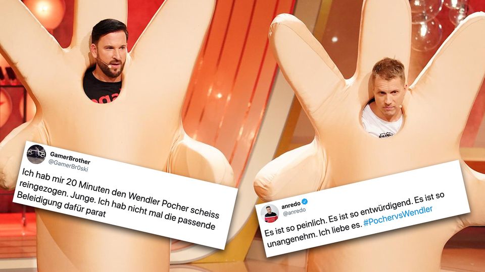 Wenlder und Pocher TV-Duell: Twitter findet das Spektakel einfach nur peinlich Wenlder und Pocher TV-Duell: Twitter findet das Spektakel einfach nur peinlich