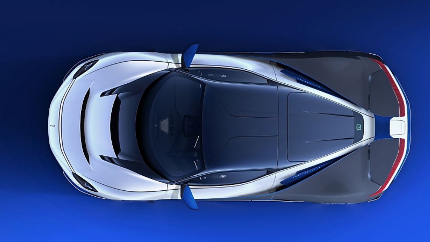Die Aerodynamik des Battista Anniversario ist ausgefeilt