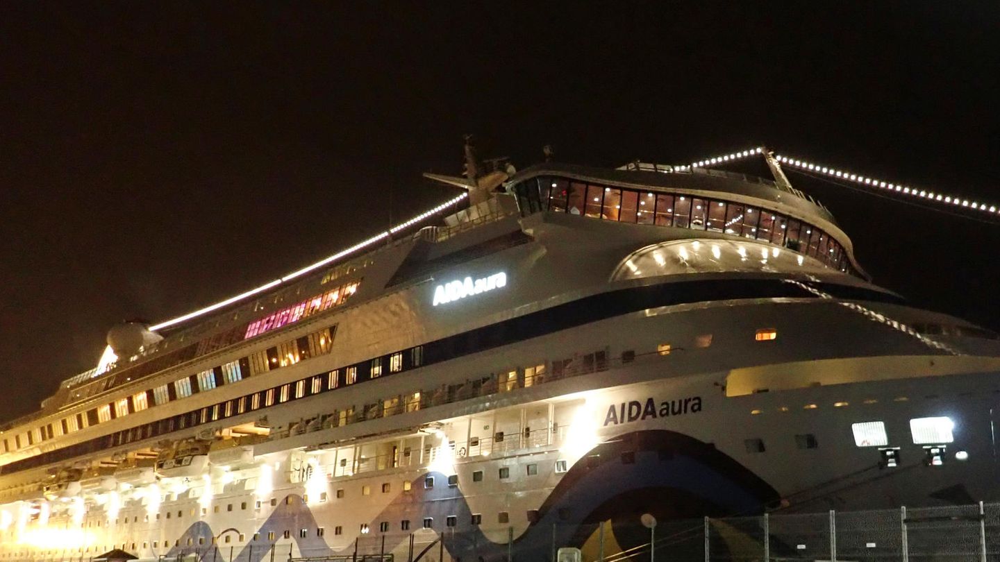 Die "Aida Aura" in Haugesund