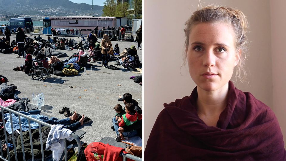 Gewalt gegen Flüchtlinge und Journalisten: Franziska Grilmeier berichtet von Lesbos