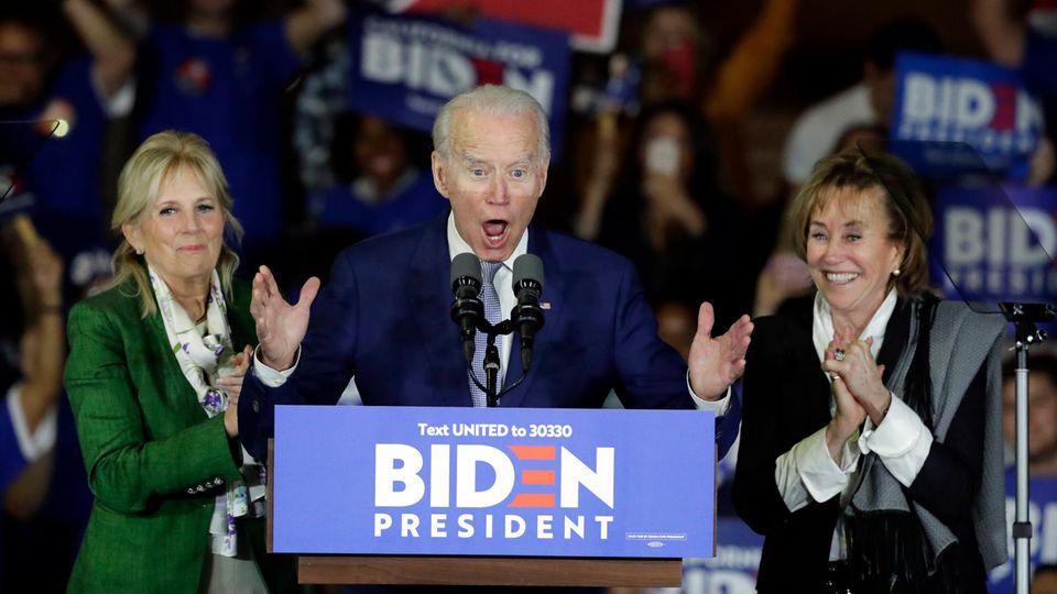 Dürfte aus dem Super Tuesday als Sieger hervorgehen: Kandidat Joe Biden
