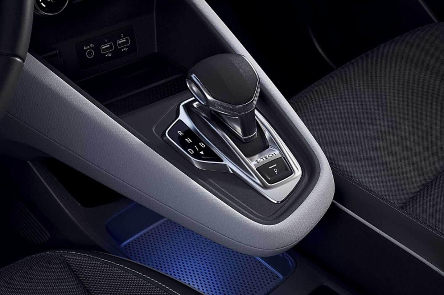 Beim Renault Captur E-Tech PHEV werden die Fahrstufen mit einer Dog Box Schaltung gewechselt