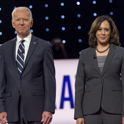 Joe Biden (l.) und Kamala Harris