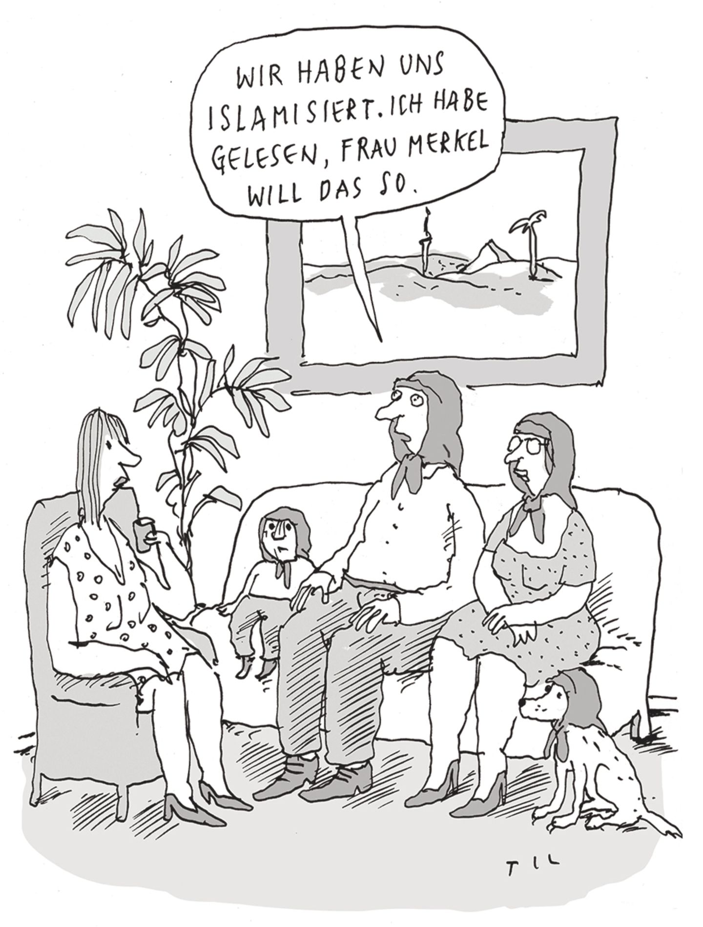 Til Mette: Cartoon der Woche