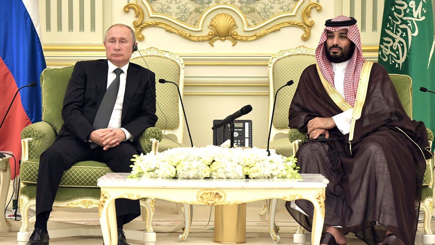 Wladimir Putin (links) und Mohammed Bin Salman