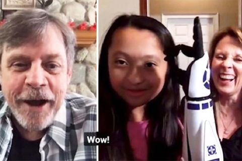 "Star Wars": Junger Fan bekommt bionischen R2D2-Arm – und ein Gespräch mit Luke Skywalker