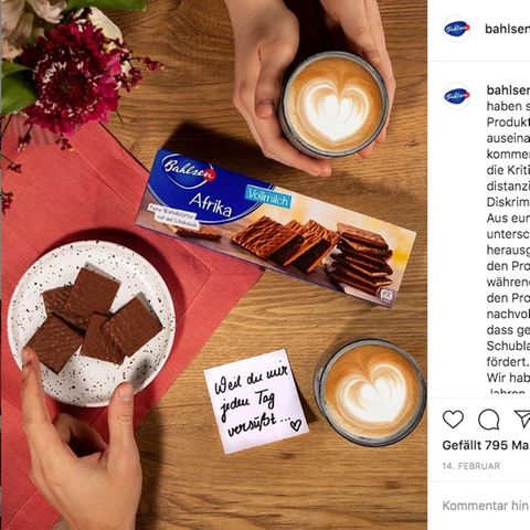 Instagram-Post von Bahlsen