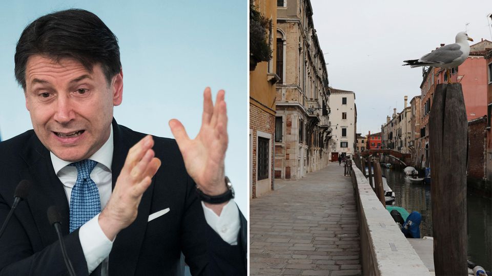 Geht es nach Premier Giuseppe Conte, sehen italienische Städte ab sofort alle aus wie diese Straße in Venedig: menschenleer. Geht es nach Premier Giuseppe Conte, sehen italienische Städte ab sofort alle aus wie diese Straße in Venedig: menschenleer.