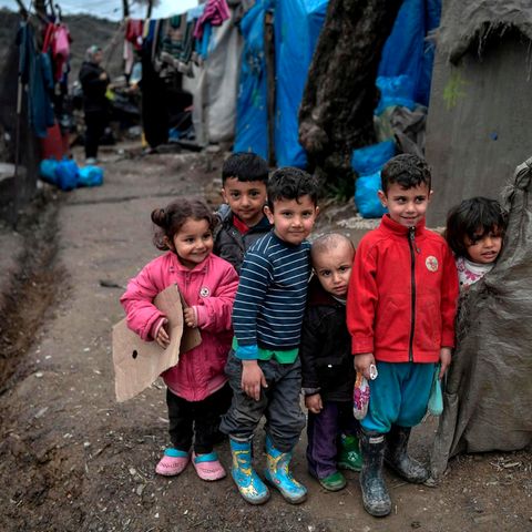 Kinder im Flüchtlingslager Moria