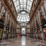 Die Vittorio Emanuele II Galerie in Mailand