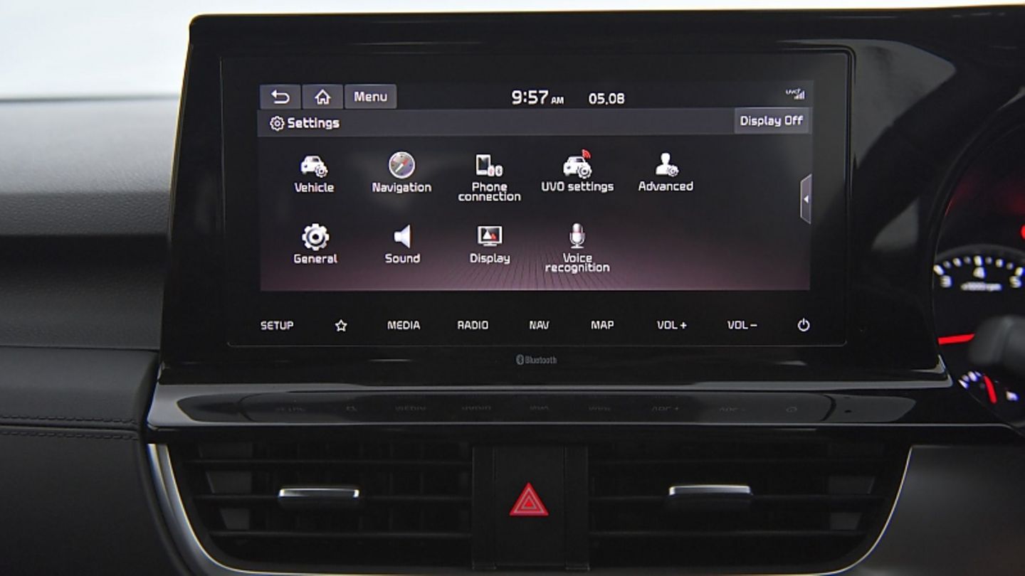 Kia weltweit: der 10,25 Zoll Infotainment-Bildschirm
