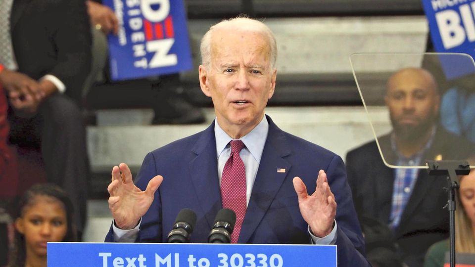 Joe Biden, Bewerber um die Präsidentschaftskandidatur der US-Demokraten