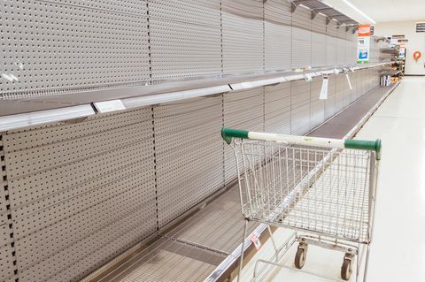 Wegen der Corona-Ausbreitung haben auch in Deutschland die Menschen mit Hamsterkäufen begonnen (Symbolbild)