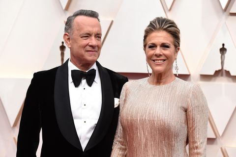 Tom Hanks und Rita Wilson kommen zur Oscar-Verleihung im Dolby Theatre. Das Paar ist mit dem Coronavirus infiziert.
